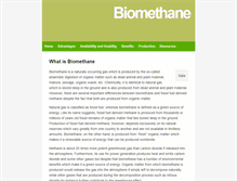 Tablet Screenshot of biomethane.org.uk
